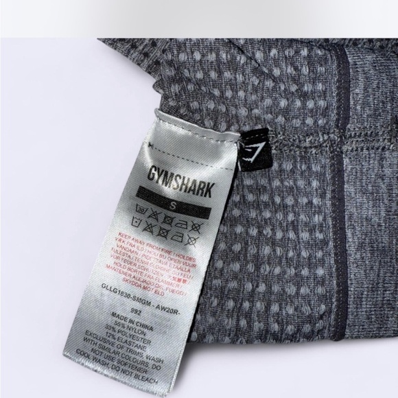 Gymshark Gray Leggings Women’s Size Small - Picture 2 of 6